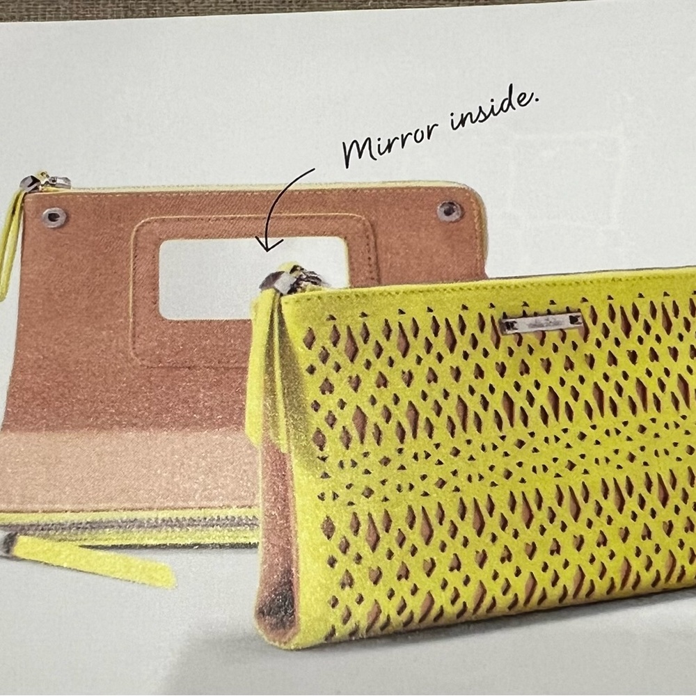 Stella & Dot Double Clutch in Citrine